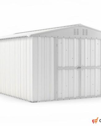 Box capanno acciaio lamiera 327x459 cm bianco