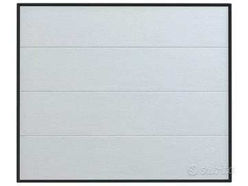 Porta per garage sezionale effetto legno motorizza