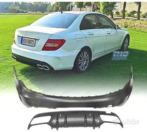 PARAURTI POSTERIORE MERCEDES CLASSE C W204 LOOK W2