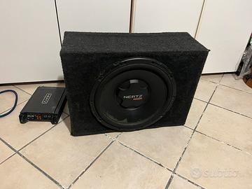 Amplificatore herz Hcp 2X con subwoofer