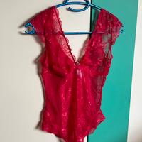 Body in pizzo rosso