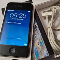 IPh4 16Gb-Nero (40)+Caricatore+Cavo (5)