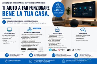 Tecnico informatico - Smart Home, reti complete
