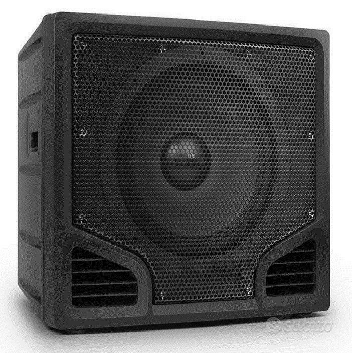 Subwoofer biamplificato 1000w 15" professionale Audio/Video In
