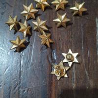 stellette  dorate per divisa 