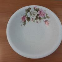 Bacinella ceramica decorata e smaltata, integra