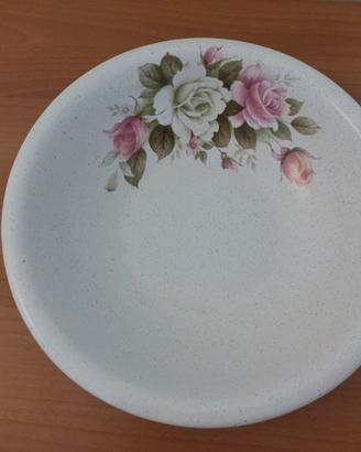 Bacinella ceramica decorata e smaltata, integra