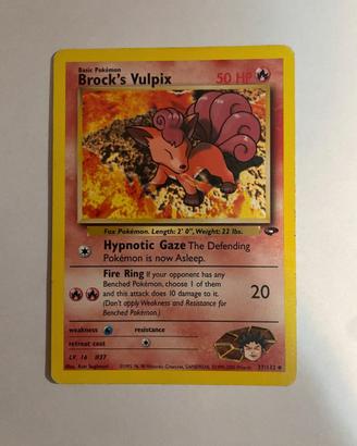 Brock's Vulpix 37/132 GD