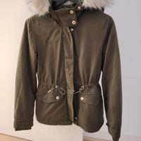 Giubbino Zara Trafaluc  verde  militare taglia xs