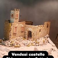 pezzi di case in polisterene per presepe o diorami