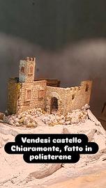 pezzi di case in polisterene per presepe o diorami