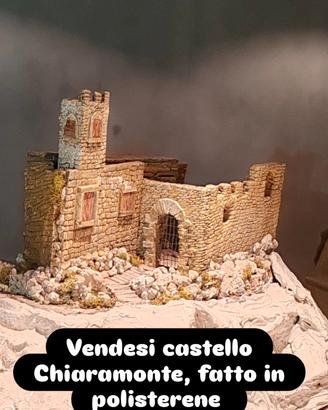 pezzi di case in polisterene per presepe o diorami