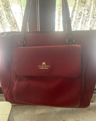 Borsa rossa Cuoieria Fiorentina
