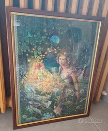 Quadro "La fata della luce" - composizione puzzle