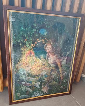 Quadro "La fata della luce" - composizione puzzle