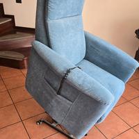 Poltrona relax elettrica a due motori