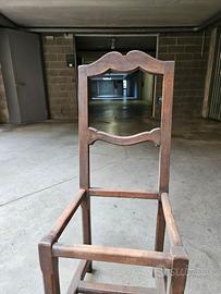 Struttura sedie in legno da impagliare