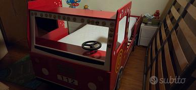 letto pompiere bambino