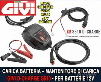 MANTENITORE CARICA BATTERIA MOTO SCOOTER GIVI S510