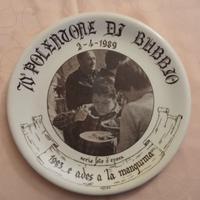 Piatto celebrativo di Bubbio