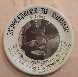 Piatto celebrativo di Bubbio