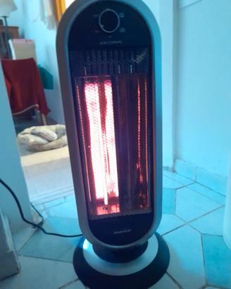 Stufa portatile al carbonio elettrica