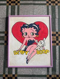 Dipinto a mano quadro di Betty Boop