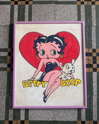 Dipinto a mano quadro di Betty Boop