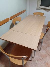 Calligaris tavolo da cucina con sedie