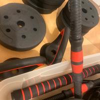 Set pesi e manubri 40 kg