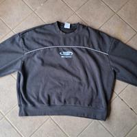 Felpa Bershka grigia uomo taglia L girocollo sport