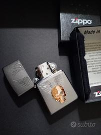 accendino Zippo edizione limitata skull Swarosky n