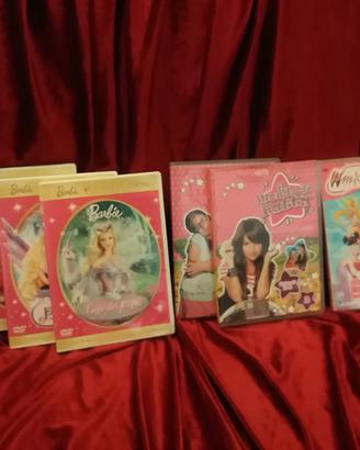 6 DVD film per bambine/ragazzine 
