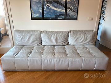 Divano in pelle bianco Chateau D'ax