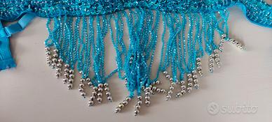 Top azzurro danza del ventre