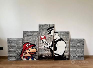 Quadro per appartamento super mario bros