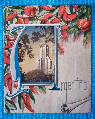 Biglietto/cartolina augurale anni '50 Argentina