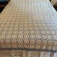 Copriletto uncinetto