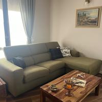 Divano 3 posti poltrone sofà verde