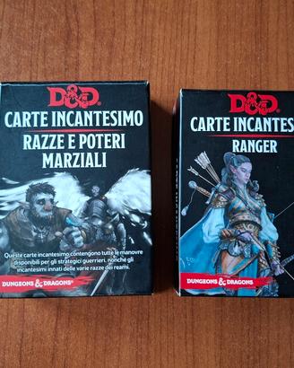 Lotto carte incantesimo dnd 5e d&d ded dungeon
