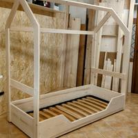 Lettino Montessori bambini Casetta 80*190 