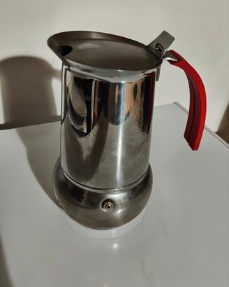 Caffettiera Moka Vintage Guido Bergna Acciaio Inox