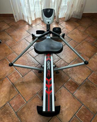 Vogatore Get fit 2 pistoni idraulici, salvaspazio