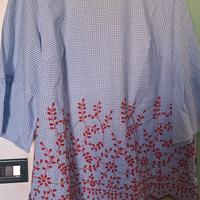 camicia quadretti curvy