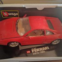 Modellino Ferrari 348TB 1989 Bburago scala 1:18