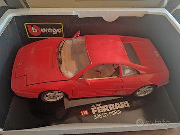 Modellino Ferrari 348TB 1989 Bburago scala 1:18