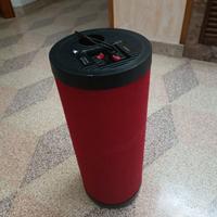 subwoofer tube red 200w