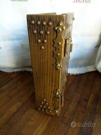 Libro scatola L.Bosco Roberta Wood vintage 