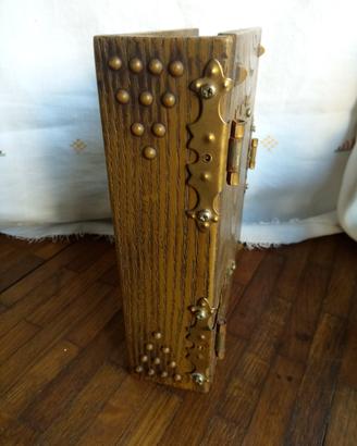 Libro scatola L.Bosco Roberta Wood vintage 