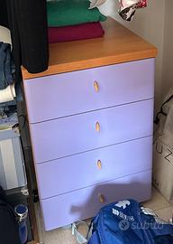 Libreria, scrivania + cassettiera